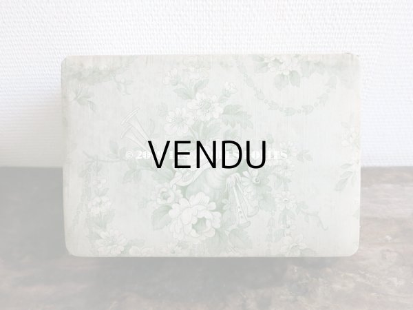 画像4: 1900年代 アンティーク  カルトナージュボックス　ハンカチ入れ チェストの引き出し　MOUCHOIR (4)