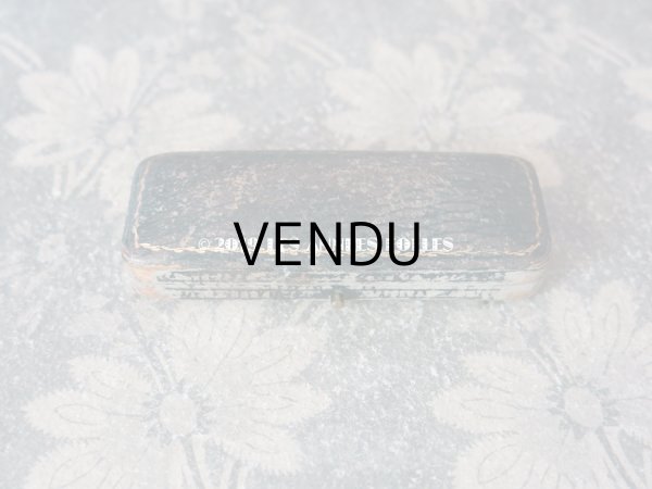 画像3: アンティーク ジュエリーボックス 金彩入り グリーン (3)