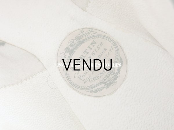 画像9: 19世紀前期(1800〜1850） アンティーク 黒いシルクサテンのシューズ  (9)