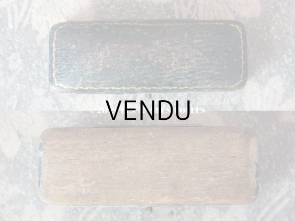 画像4: アンティーク ジュエリーボックス 金彩入り グリーン (4)