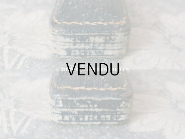 画像6: アンティーク ジュエリーボックス 金彩入り グリーン (6)