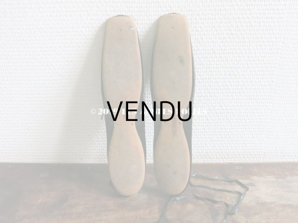 画像3: 19世紀前期(1800〜1850） アンティーク 黒いシルクサテンのシューズ  (3)