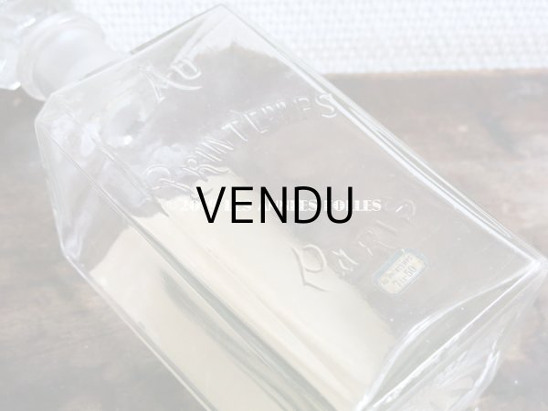 画像5: アンティーク 薔薇のガーランド＆ロカイユ装飾のパフュームボトル LA SUZERAINE EAU DE COLOGNE - AU PRINTEMPS PARIS - (5)