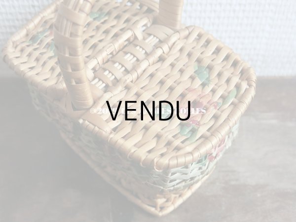 画像8: アンティーク ドール用 プチサイズ 薔薇のパニエ ローズパニエ (8)