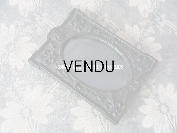 画像3: 19世紀 ナポレオン3世 アンティーク 百合の紋章のフォトフレーム 木製  (3)