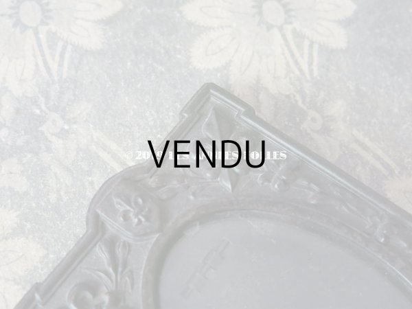 画像5: 19世紀 ナポレオン3世 アンティーク 百合の紋章のフォトフレーム 木製  (5)