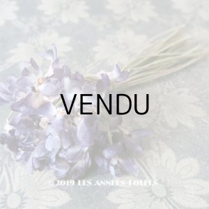画像: 1900年代 アンティーク 菫のブーケの布花 コサージュ