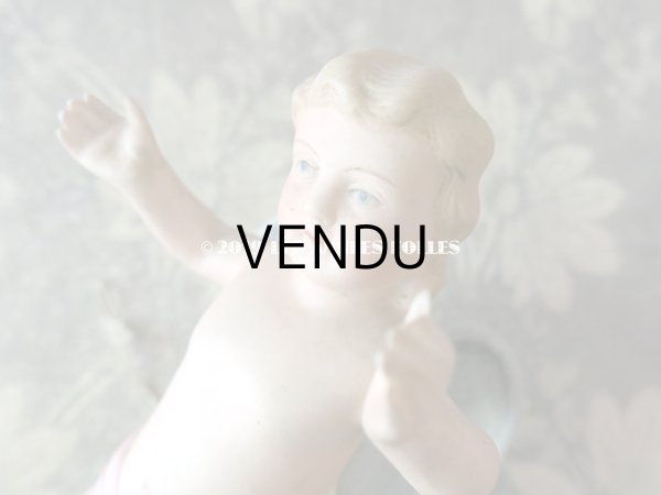 画像6: アンティーク 天使のビスクドール （大きなサイズ) (6)