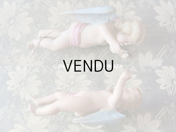 画像4: アンティーク 天使のビスクドール （大きなサイズ) (4)