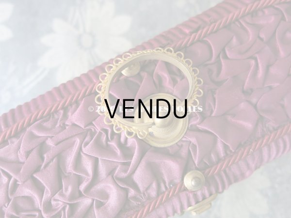 画像11: 19世紀 アンティーク ナポレオン3世時代 ワインレッドのお菓子箱 木箱 ドラジェ & チョコレート （163) (11)