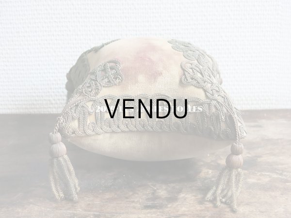 画像9: 19世紀末 アンティーク グローブ・ド・マリエのクッション ピンクッション (1114) (9)