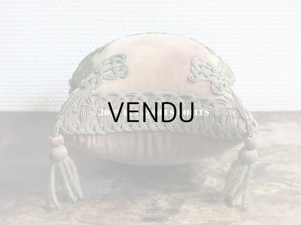 画像7: 19世紀末 アンティーク グローブ・ド・マリエのクッション ピンクッション (1114) (7)