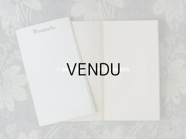 画像11: 19世紀初頭  天使＆モノグラムのメダイヨン 舞踏会の手帳 ペンシル付 マザーオブパール製  CARNET DE BAL  カルネ・ド・バル (83) (11)