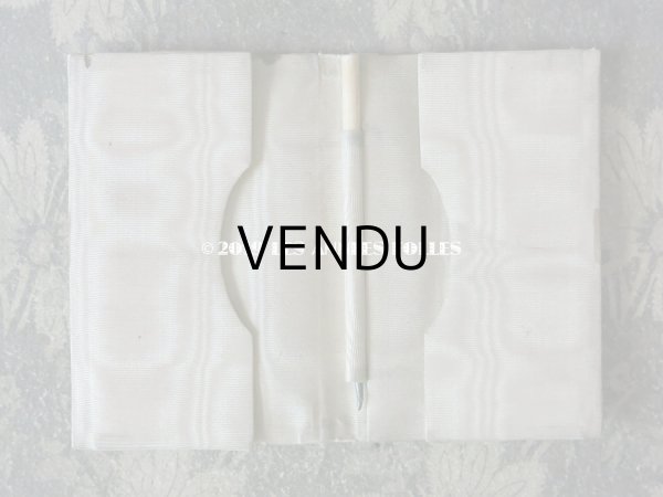 画像8: 19世紀初頭  天使＆モノグラムのメダイヨン 舞踏会の手帳 ペンシル付 マザーオブパール製  CARNET DE BAL  カルネ・ド・バル (83) (8)