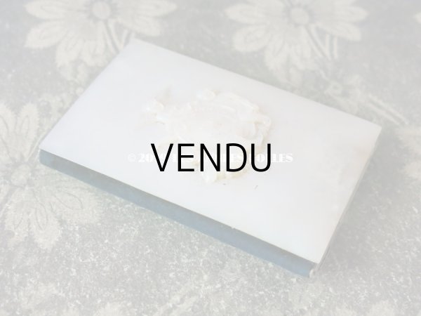 画像3: 19世紀初頭  天使＆モノグラムのメダイヨン 舞踏会の手帳 ペンシル付 マザーオブパール製  CARNET DE BAL  カルネ・ド・バル (83) (3)