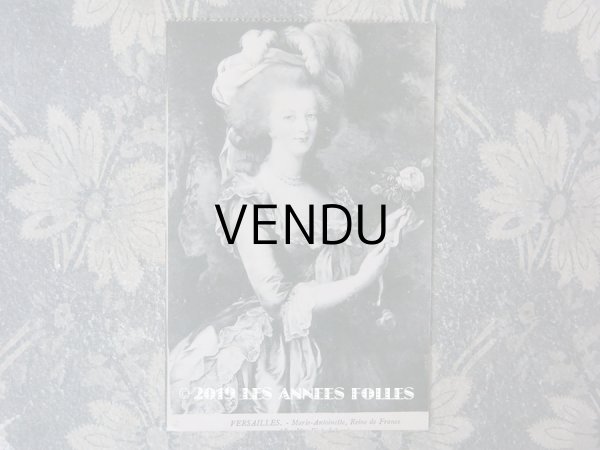 画像1: 1900年代 アンティークポストカード  マリー・アントワネット　VERSAILLES Marie-Antoinette Reine de Trance (3) (1)