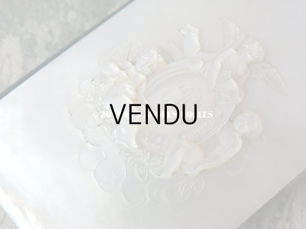 画像5: 19世紀初頭  天使＆モノグラムのメダイヨン 舞踏会の手帳 ペンシル付 マザーオブパール製  CARNET DE BAL  カルネ・ド・バル (83) (5)