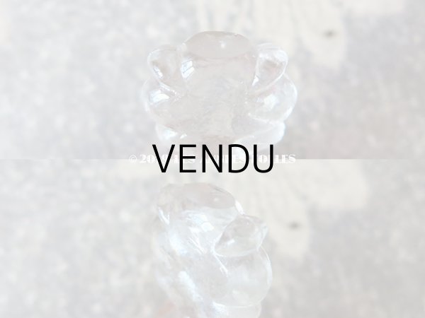 画像13: アンティーク 薔薇のパフュームボトル クリスタル製 EXTRAIT CONSENTRE AUX FLEURS  - PELLETIER PARIS -  (13)