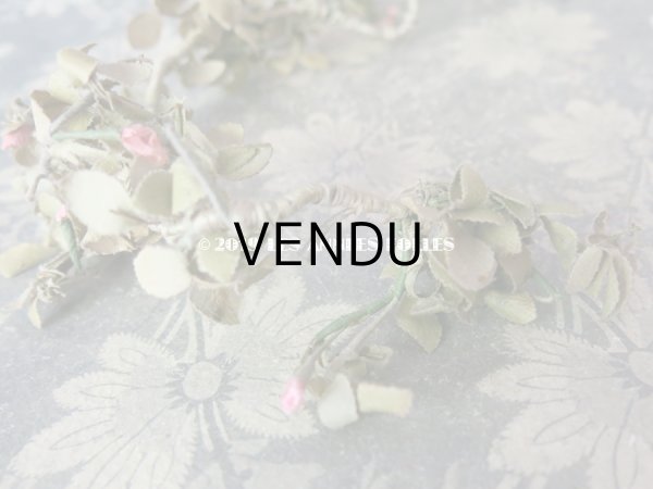 画像7: 1900年代 アンティーク 薔薇の蕾のリース (12) (7)