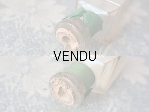 画像11: アンティーク 薔薇のパフュームボトル クリスタル製 EXTRAIT CONSENTRE AUX FLEURS  - PELLETIER PARIS -  (11)