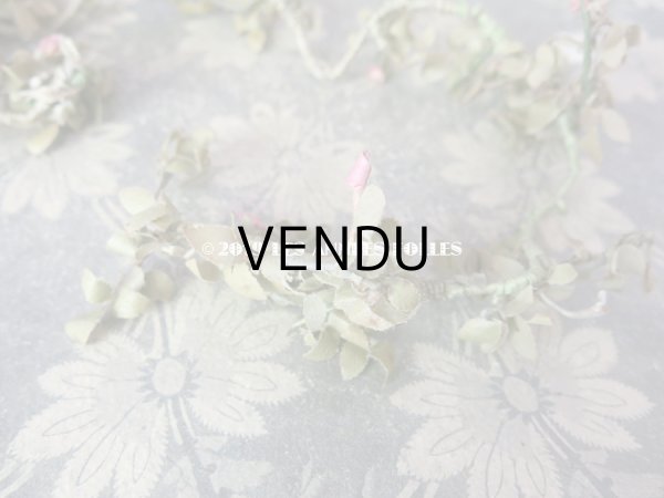 画像3: 1900年代 アンティーク 薔薇の蕾のリース (12) (3)