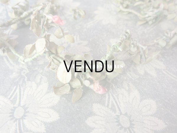 画像4: 1900年代 アンティーク 薔薇の蕾のリース (12) (4)