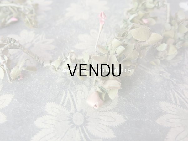 画像5: 1900年代 アンティーク 薔薇の蕾のリース (12) (5)