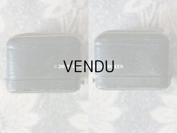 画像6: アンティーク 本革製 ジュエリーボックス  リングボックス ブルー (18) (6)