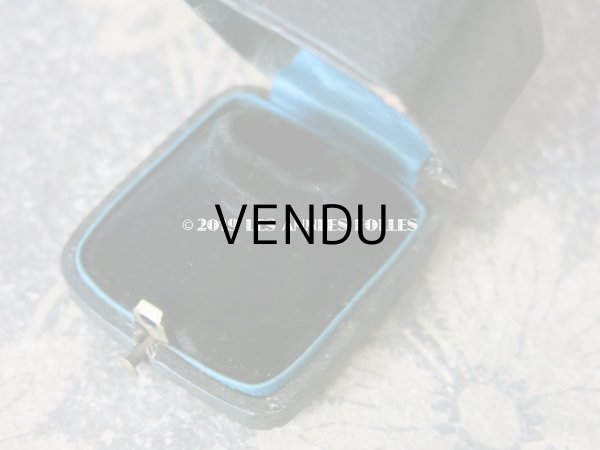 画像8: アンティーク 本革製 ジュエリーボックス  リングボックス ブルー (18) (8)