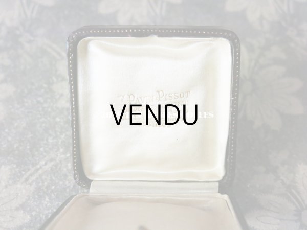 画像8: アンティーク ジュエリーボックス 金彩入り グレナディンレッド (37) (8)