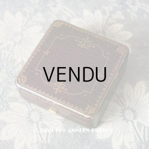 画像: アンティーク ジュエリーボックス 金彩入り グレナディンレッド (37)