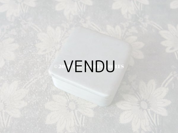 画像5: アンティーク ジュエリーボックス シルクサテン パウダーブルー (5)