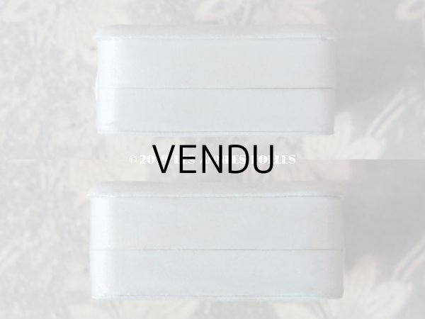 画像8: アンティーク ジュエリーボックス シルクサテン パウダーブルー (8)