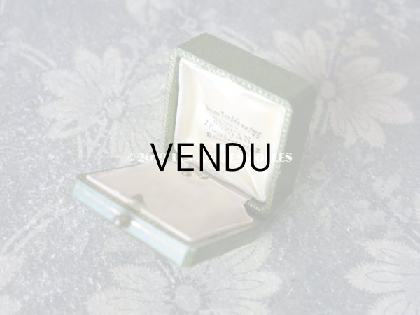 画像8: アンティーク ジュエリーボックス 金彩入り グリーン (17) (8)