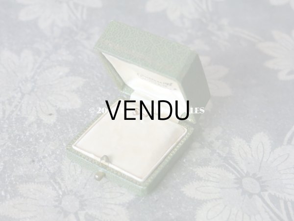 画像7: アンティーク ジュエリーボックス 金彩入り グリーン (17) (7)