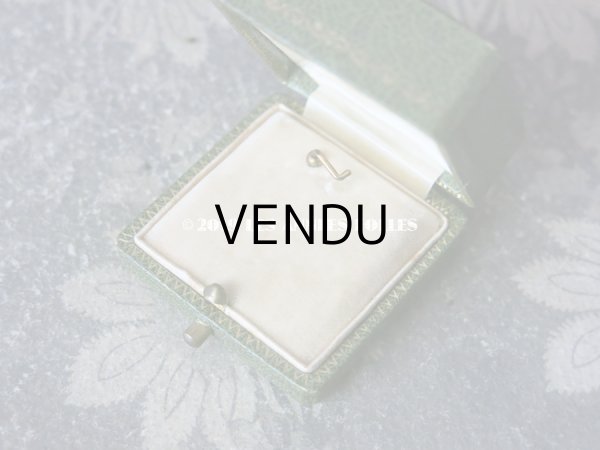 画像6: アンティーク ジュエリーボックス 金彩入り グリーン (17) (6)