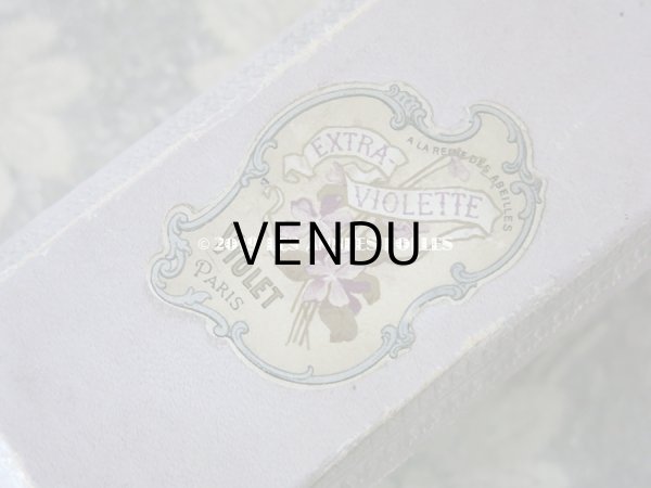 画像9: アンティーク  菫のパフュームボックス EXTRA-VIOLETTE - VIOLET PARIS - (9)