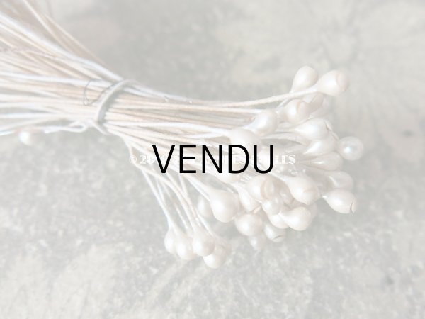 画像7: アンティーク ペップ パール加工 コサージュ用 花芯  (7)