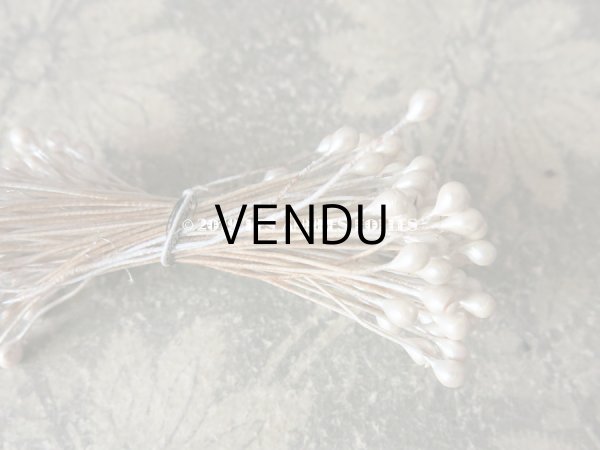 画像6: アンティーク ペップ パール加工 コサージュ用 花芯  (6)