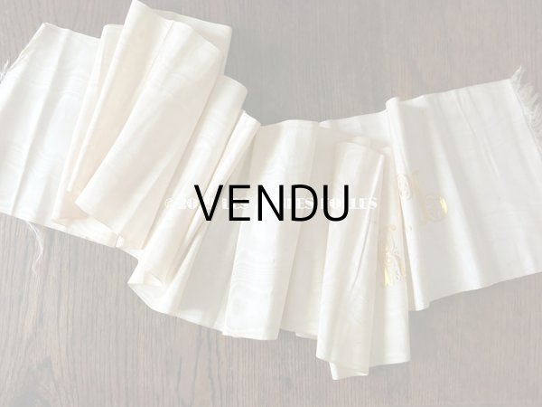 画像4: アンティーク シルク製リボン KPEИCEPL (4)