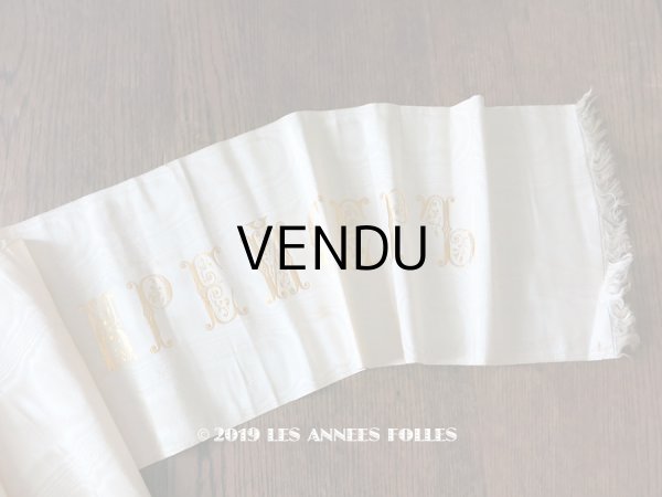 画像3: アンティーク シルク製リボン KPEИCEPL (3)