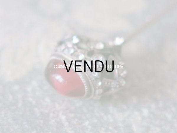 画像4: 19世紀 アンティーク 王冠のハットピン エパングル  (4)