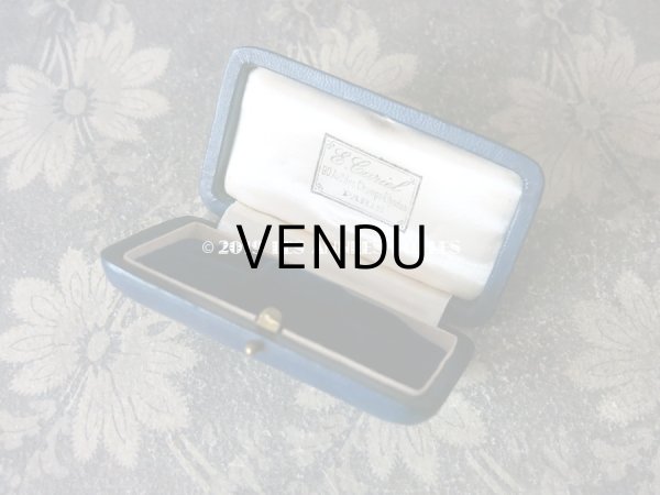 画像6: アンティーク 本革製 薔薇のガーランド ジュエリーボックス  (6)