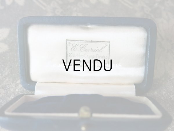 画像7: アンティーク 本革製 薔薇のガーランド ジュエリーボックス  (7)