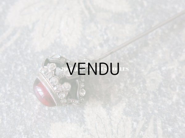 画像3: 19世紀 アンティーク 王冠のハットピン エパングル  (3)