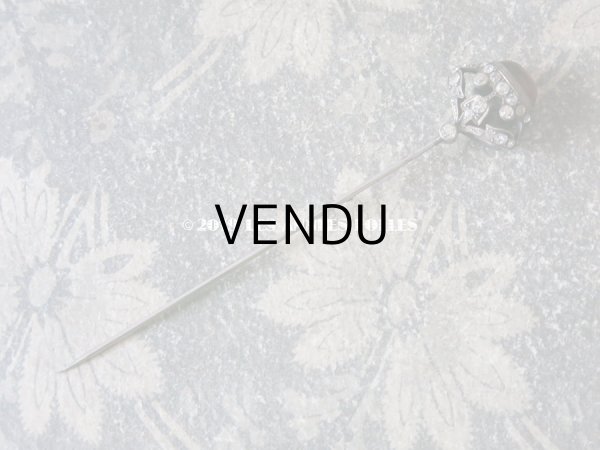 画像5: 19世紀 アンティーク 王冠のハットピン エパングル  (5)