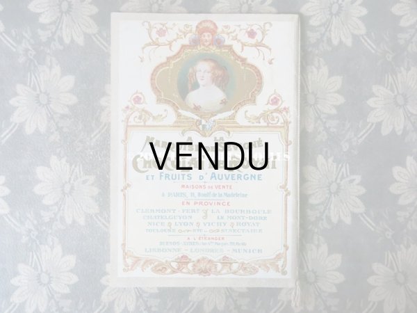 画像9: 1909年 アンティーク 【マルキーズ・ ドゥ・セヴィニエ】 のカタログ A LA MARQUISE DE SEVIGNE CHOCOLAT DE ROYAL (9)