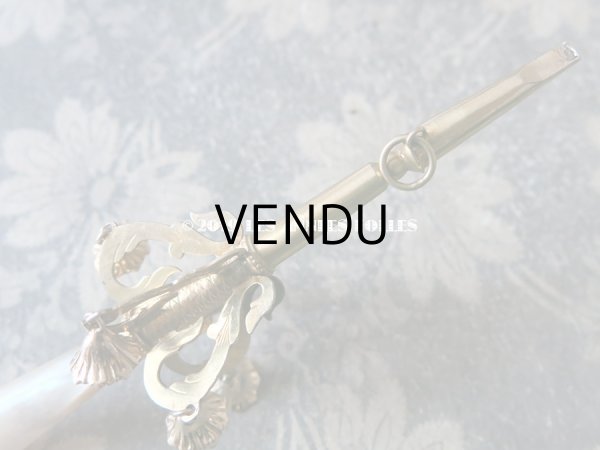 画像4: 19世紀 アンティーク ラトル ベルメイユ　シルバー製 ゴールドコーティング (4)