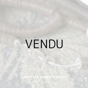 画像: 1900年代 アンティーク ゼラチン製  スパンコール ソレイユ 4mm シルバー 
