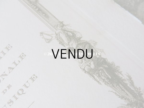 画像8: 1914年 アンティーク  イギリス国王&女王を招いた オペラ座の舞台の演目カード (8)